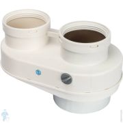 Элемент дымохода D80/80 адаптер STOUT (совместимый Baxi) PP-Ryton SCA-8080-210002