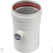 Элемент дымохода D80 труба 125 мм п/м STOUT с ревизионным патрубком SCA-0080-010125