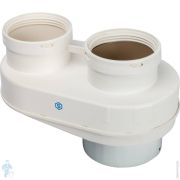 Элемент дымохода D80/80 адаптер STOUT (совместимый Vaillant,Ptotherm New) PP-Ryton SCA-8080-230002