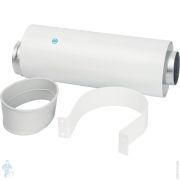 Элемент дымохода STOUT DN60/100 труба коаксиальная 250 мм п/м, уплотнения и хомут SCA-6010-000250