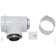 Тройник 87° VAILLANT с ревизией труб 80/125, арт. 303612