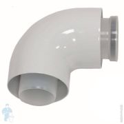 Отвод концентрический VAILLANT 87° 20106380
