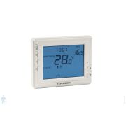 Термостат Бастион TEPLOCOM TS-Prog-2AA/8A большой LCD дисплей, программируемый, комнатный проводной
