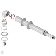 Раковина Aquaton Рейн 60 1A72103KRW010 600x500x138 для стиральной машины, литой мрамор, цвет: белый