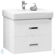 Тумба под раковину AQUATON Америна 60 1A135401AM010 560x439x460, подвесная, 2 ящика, белый глянец