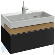 Тумба под умывальник Jacob Delafon TERRACE (800х480х380) EB1186-274, 2 ящика, черный лак