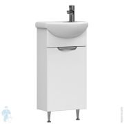 Раковина Aquaton Коралл 83 1WH110228 830х210х513 мм, крыло справа, цвет: белый