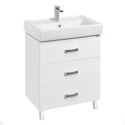 Умывальник Grohe Cube Ceramic 3947700H накладной (600х125х490) перелив, отв. под смеситель, белый