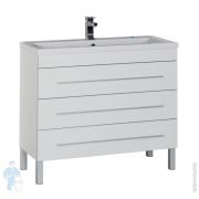 Раковина Aquaton Нео 60 1WH302186 600х170х445 мм, перелив, отверстие под смеситель, белая керамика