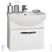 Тумба под раковину AQUATON Ария 50 1A140301AA010 470x442x309 подвесная, 1 ящик, белый глянец