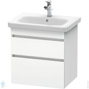 Тумба под раковину Duravit DuraStyle (580х610х448) подвесная, 2ящика, цвет белый матовый DS648001818