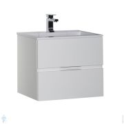 Тумба под умывальник Aquanet Алвита 70 (690х531х445) подвесная, 2 ящика, белая 184302