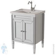 Раковина Aquaton Миранда 60 1WH302421 600x190x435 мм. перелив, отверстие под смеситель, белая