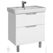 Тумба под умывальник Dreja Q Plus 70 (645х435х670) напольная, белая 99.0005