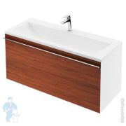 Тумба под умывальник RAVAK Clear 800 (800х380х420) вишня/белая X000000758