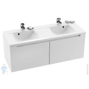 Тумба под умывальник RAVAK SD-1300 Classic (1300x488x490) белая/белая X000000422