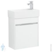 Тумба под умывальник Aquanet Лидс 50 (482х540х250) подвесная, 1 дверца, белая 239741
