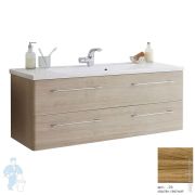 Тумба под раковину Caprigo Аккорд 120 каштан светлый 1200х485х450 подвесная, 2 ящика 2215-94