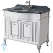 Тумба под умывальник Caprigo Фреско 100 bianco alluminio 994х922х613 под столешницу 10623-B016