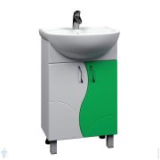 Консоль с раковиной Duravit Happy D.2 Plus 1400х850х490 2полки, ящик слева, белый глянец HP4747O2222
