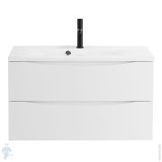 Тумба под раковину BelBagno MARINO (1200х450х500) подвесная, белый глянец MARINO-1200-2C-SO-BL-P