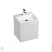 Тумба под умывальник RAVAK Natural (500х450х450) 2 ящика, белая X000001051