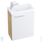 Тумба под умывальник RAVAK SDU 400 Chrome (400х220х500) без дверцы, капучино X000000965