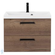 Тумба под раковину BelBagno AURORA (700х450х500) без ручек, Rovere Tabacco AURORA-700-2C-SO-RT