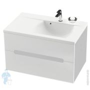 Тумба под умывальник RAVAK SD-800 L Classic II левая (800x600x490) 2 ящика, белая/белая X000000910