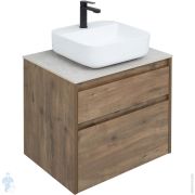 Тумба под раковину Aquanet Nova Lite 60 249512 (580х435х562) подвесная, 2 ящика, дуб рустикальный