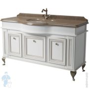 Тумба под умывальник Caprigo Фреско 150 bianco oro caldo 1464х922х597 под столешницу 10619-B017