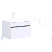 Тумба под умывальник Aquanet Токио 58 подвесная (580х400х475) 1 ящик, белая 236916