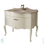 Тумба под раковину Caprigo Бурже 100 bianco antico 1036х971х590 11015-011 под столешницу