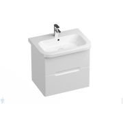 Тумба под умывальник подвесная RAVAK Chrome SD 650 (590х420х545) белая/белая X000001291