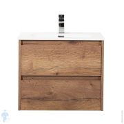 Тумба под раковину BelBagno KRAFT (600х450х500) подвесная, Rovere Tabacco KRAFT-600-2C-SO-RT