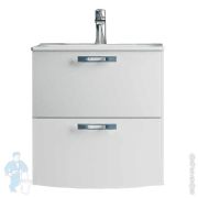 Тумба с раковиной BAND HOURS Bora (600х450х650) белый глянец Br600.91