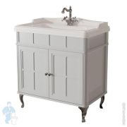 Тумба под раковину Caprigo Борго 80 815х917х496 цвет светло серый bianco-grigio 33412CH-B177-В08С