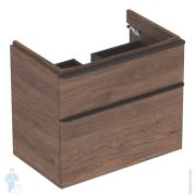 Тумба под раковину Geberit Smyle Square (734х470х617) 2 ящика, пекан 500.353.JR.1