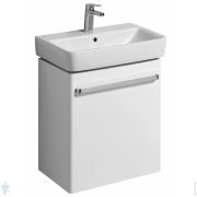 Тумба под раковину Geberit Renova Compact (550х604х337) белый матовый/белый глянец 862060000