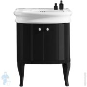 Тумба напольная под раковину Simas LANTE (620х500х750) черная LAM 70 nero