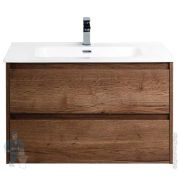 Тумба под раковину BelBagno KRAFT 39 (805х390х515) подвесная, Rovere Tabacco 39-800/390-2C-SO-RT