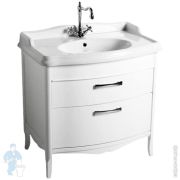 Умывальник мебельный BelBagno (1000х455х145) искусственный мрамор, белый BB1000/455-LV-MR-ALR