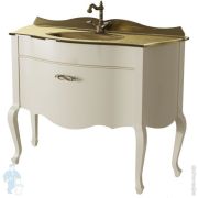 Тумба под раковину Caprigo Бурже 120 bianco antico 1150х945х463 11016-011