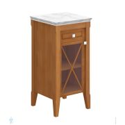 Тумба Villeroy & Boch Hommage (440х850х425) напольная, левая, орех/ручки белые 89641001