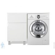 Тумба со столешницей Estet Dallas 1100х482 к стиральной машине, напольная, 2 ящика,левая ФР-00001965