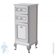 Комод Caprigo Фреско bianco alluminio 418х1020х394 левый 10661L-B016