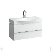 Тумба под умывальник Laufen CASE for Palace 4.0125.2.075.475.1 (895х375х460) подвесная, 2 ящика, белая глянцевая