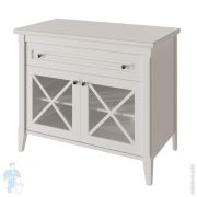 Комод Caprigo Наполи 100 bianco light vintage 984х845х615 с деревянной столешницей 11262-В003