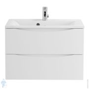 Тумба под раковину BelBagno MARINO (750х450х500) подвесная, Bianco Lucido MARINO-750-2C-SO-BL-P