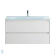 Тумба под раковину BelBagno KRAFT (1000х460х500) подвесная, Bianco Opaco KRAFT-1000-2C-SO-BO